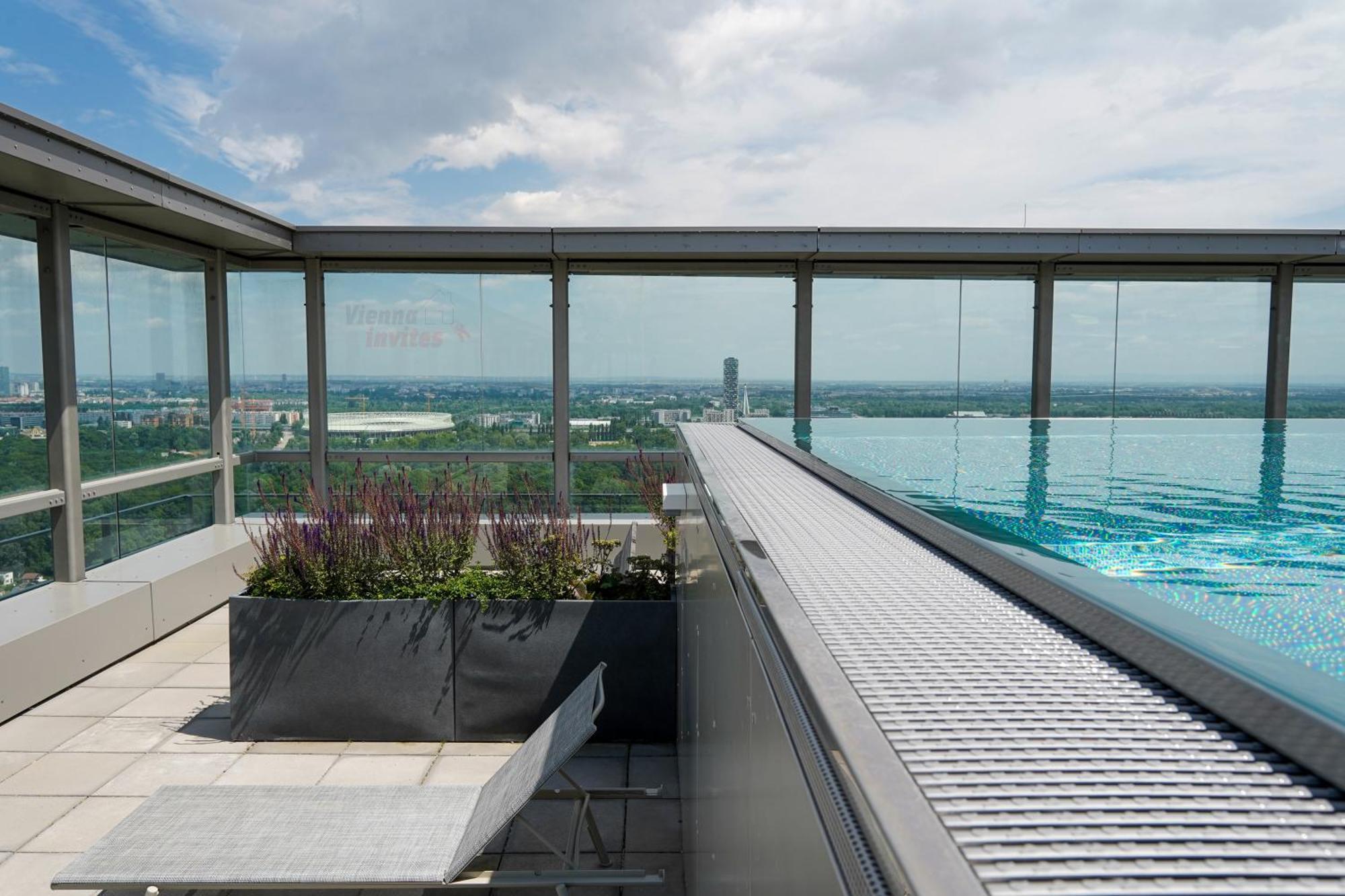 Apartment Luxury With View Over And Pool Wien